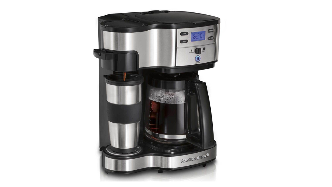 2. Hamilton Beach 2-Way Brewer Coffee Maker